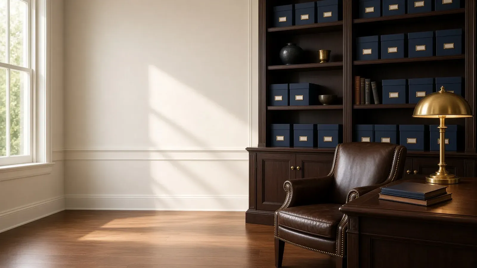 A quiet, well-kept law office
